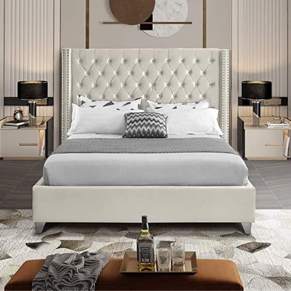 Essentials Mattress Colorado Cream King Bed