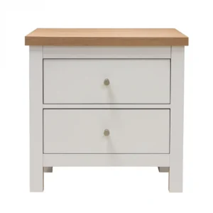 Derby 2 Draw Pedestal White Oak