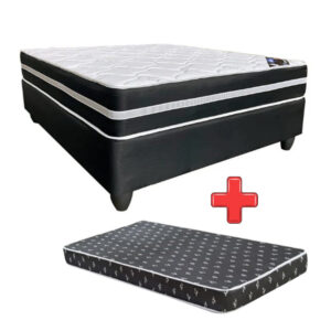 Essentials Ten Star Firm Double Bed Set Standard Length